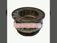 Sistema de turbina hidráulica de acero inoxidable para el rendimiento de voltaje del generador de 6-20KV