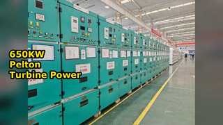 Mini HPP de turbina Pelton de 650 KW