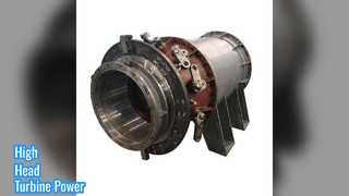 Generación de energía con turbinas de agua de altura alta