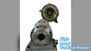 Turbina de agua de cabezal alto 1400-2200KW