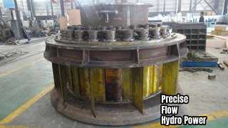 Turbina Kaplan: energía máxima, flujo preciso