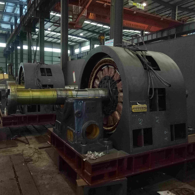 Eficacia hidráulica de la cabeza el 94% del agua del generador 600kw el 100m de 750RPM Pelton