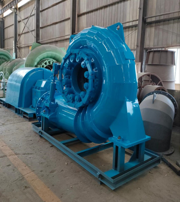 Generador de turbina horizontal del agua de Francis Hydro Turbine 500kw