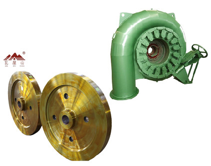 Cabeza del agua de Francis Water Turbine 400kw los 55m de la eficacia del 95%