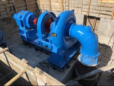 vertical 100kw/flujo clasificado 0.3-100m3/S del generador hidráulico horizontal