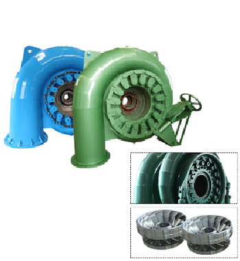 500rpm-1000rpm Francis Hydro Turbine Off Grid 500 kilovatios