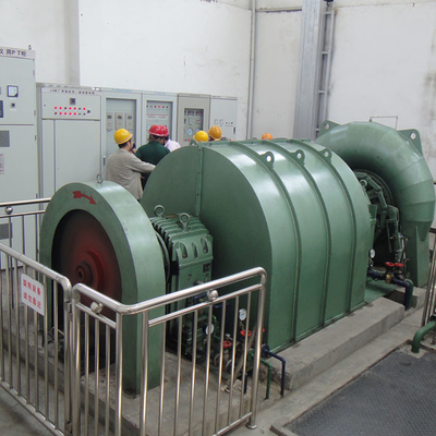 2 M3/s Cantidad de flujo de entrada Francis Turbina hidráulica con paleta de guía de acero inoxidable