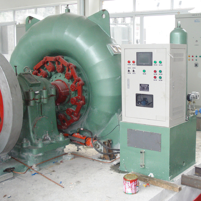 1m3/s 20m cabeza horizontal de acero inoxidable guía Vane Francis Turbina hidroeléctrica