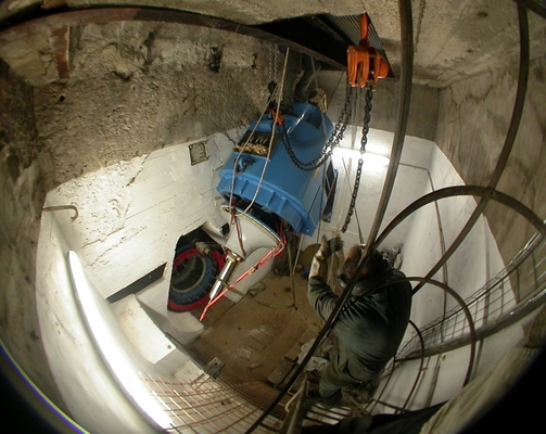 Sistema de generación de energía hidroeléctrica de alta potencia Equipado con un diámetro de corredor de 1,30 m
