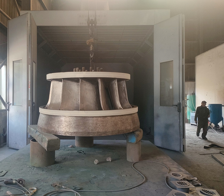 Resistencia a altas temperaturas Guía de entrada Vane Turbina de repuesto en disposición vertical