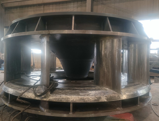 Turbina de Kaplan de acero inoxidable vertical de 400 V con cuchilla fija