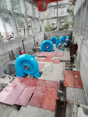 Turbina Francis de 50 Hz con caja espiral de acero al carbono Q345