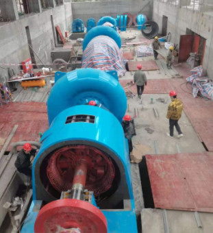 0.3-100 m3/s Turbina de agua con una llanta de guía de acero inoxidable