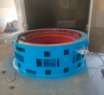 300KW Capacidad de refrigeración por agua y aceite 6-20KV Turbina hidroeléctrica con acero inoxidable / Corredor de hierro fundido