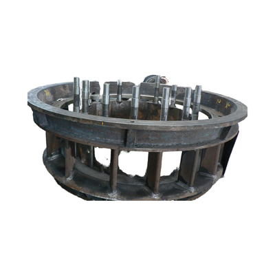 Turbina hidráulica de Kaplan vertical 4-12 Número de paleta de guía Cuchillas CNC de acero inoxidable Material y eje principal vertical