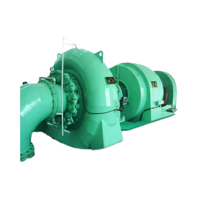 Generación de energía hecha simple con la turbina hidráulica Pelton a 134m de cabeza de agua y velocidad de 600r/min