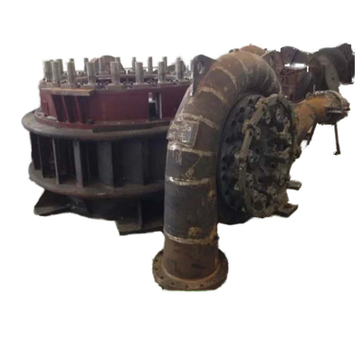20-200m de cabeza Francis Turbina hidráulica con 1.8 M3/s de salida de la tasa de flujo y 50 M-120m de cabeza nominal