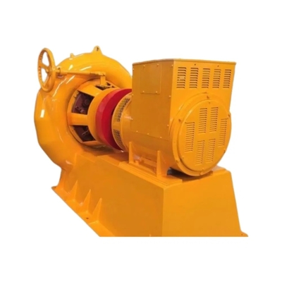 500W Francis Generador de turbina hidroeléctrica 400V-6300V 90%-95% de eficiencia