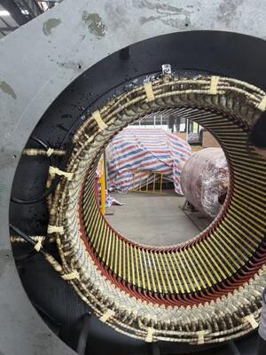 Turbina Francis personalizada con excitación sin escobillas y cables con núcleo de cobre para centrales hidroeléctricas