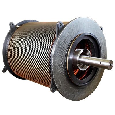 Generador de turbina hidroeléctrica de potencia nominal de 1000 kW con excitación sin escobillas y disposición horizontal para plantas hidroeléctricas