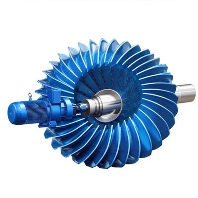 Dual Nozzles Pelton Hydro Turbine with Stainless Steel 0Cr13Ni4Mo Nozzle Ring and Up To 90% Efficiency for High-Pressure Hydroelectric Applications