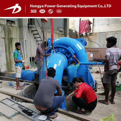Factor de poder hidráulico del sistema 2000kw 0.8-0.9 de Electric Power de la turbina vertical