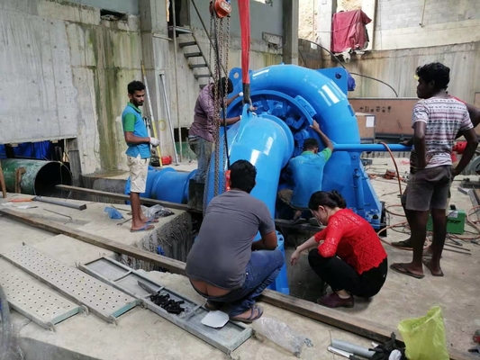 corredor Francis Hydro Turbine 1500kw Francis Turbine vertical del 1.2m