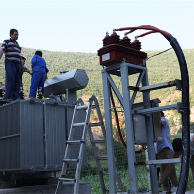 generador hidráulico de la rueda de agua de Pelton de la boca de la turbina los 200m de 1250kw Pelton solo