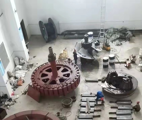 Cabeza de acero inoxidable del agua de 8000kw Kaplan de la turbina vertical los 31m del agua