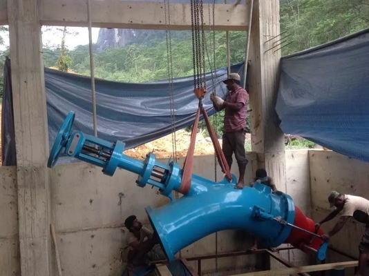 turbina de impulso de 350kw Turgo 400V para la gama ancha del flujo de la central hidroeléctrica