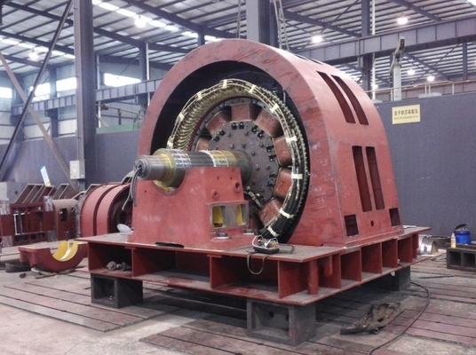 excitación estática horizontal hidráulica del silicio 600v del generador de poder de agua 600kw 60Hz