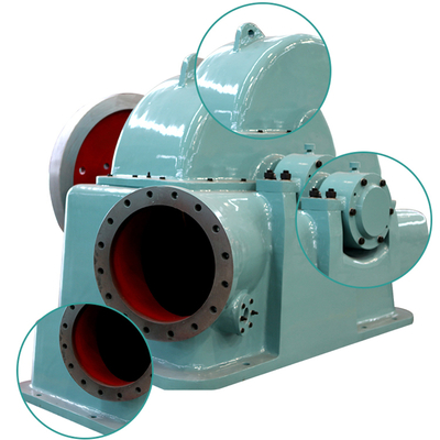 Alta eficacia principal de la turbina 60HZ 96,2% del agua de 500RPM Pelton