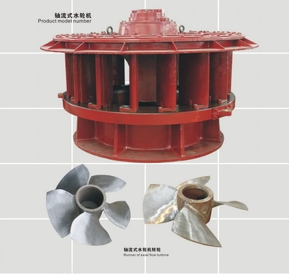 corredor vertical de la cabeza 5.3m3/S el 1.3m del agua de la turbina los 60m de 2500kw Kaplan