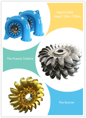 corredor del 1M Water Turbine Parts Pelton en central hidroeléctrica