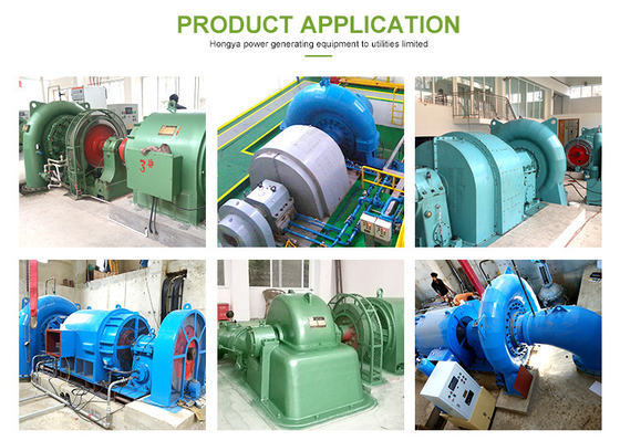cabeza del agua de 8Mw Francis Hydro Turbine 800kw los 65m Francis Turbine Generator