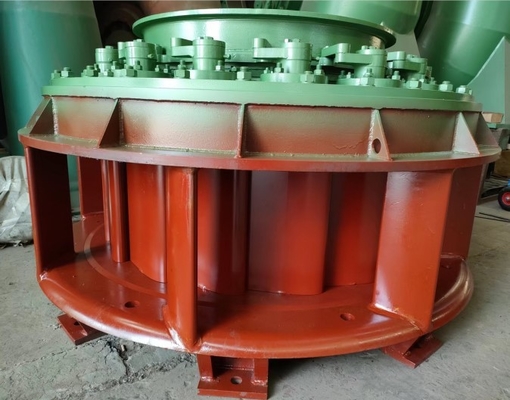 sistema de regla doble de la turbina 650kw de la cuchilla fija hidráulica vertical del corredor