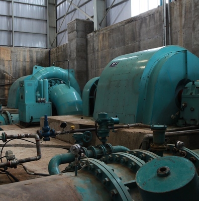 Factor de poder ajustable de la turbina 470kw 0,8 de la central hidroeléctrica