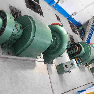 Generador hidráulico horizontal de la central hidroeléctrica de la cabeza del agua baja de la turbina 3550KW