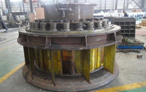 La turbina hidráulica de acero inoxidable 400V de la vertical 350kw fijó la cuchilla