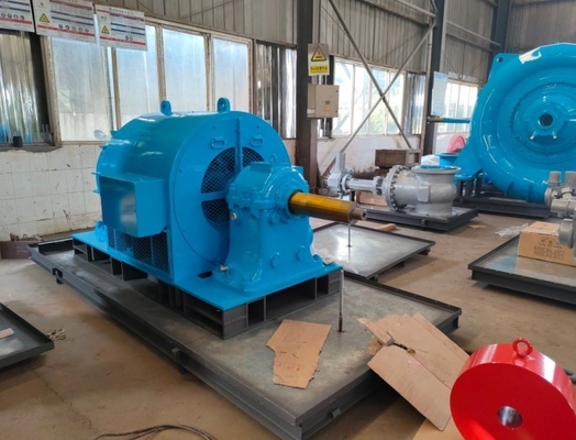 acero forjado horizontal de 300kw Mini Hydroelectric Generator 400v