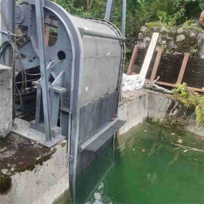Intervalo de limpieza de la rejilla de la máquina SS304 316 0.37-15m m del estante grande de la basura