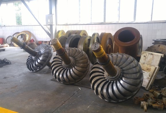 Rueda de turbina de acero inoxidable de Turgo los 0.9m 500kg para la turbina de alta velocidad