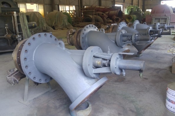 Rueda de turbina de acero inoxidable de Turgo los 0.9m 500kg para la turbina de alta velocidad
