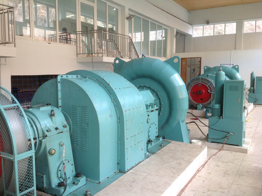 Turbina hidráulica de acero inoxidable Francis 50HZ Potencia de salida 500KW a 1250KW para el rendimiento