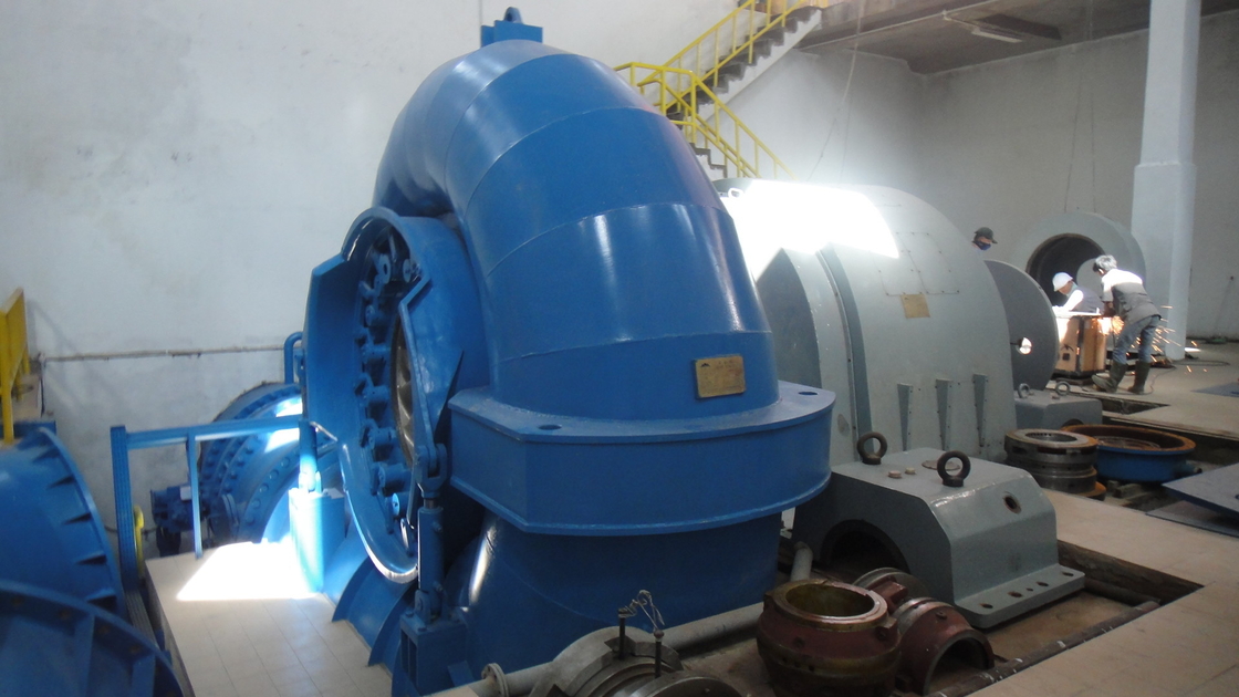 Generadores de turbina hidráulica con potencia nominal de 1000 kW y caudal de 0,15-10 m3/s