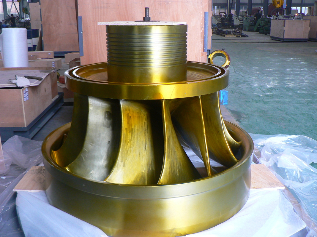 Generador de turbina de agua horizontal para una cabeza de agua de 57 m