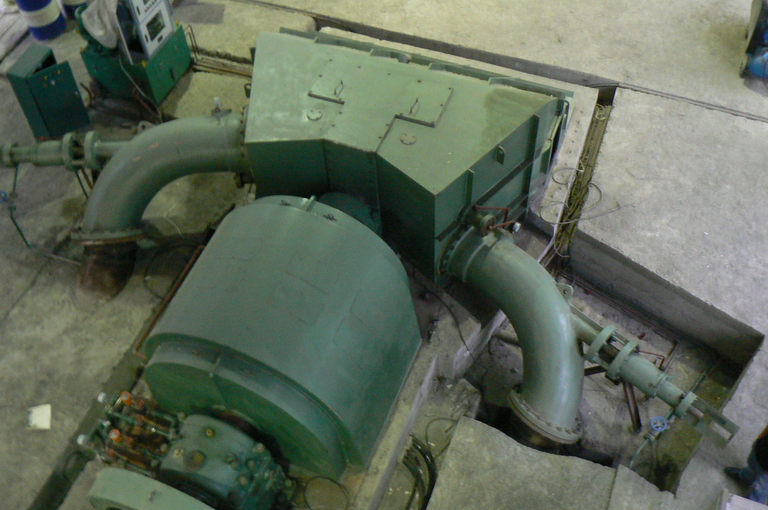 1000 Rpm 3000 Rpm Velocidad de funcionamiento Turbo Turbina de impulso para el flujo de agua 0,85 M3/s