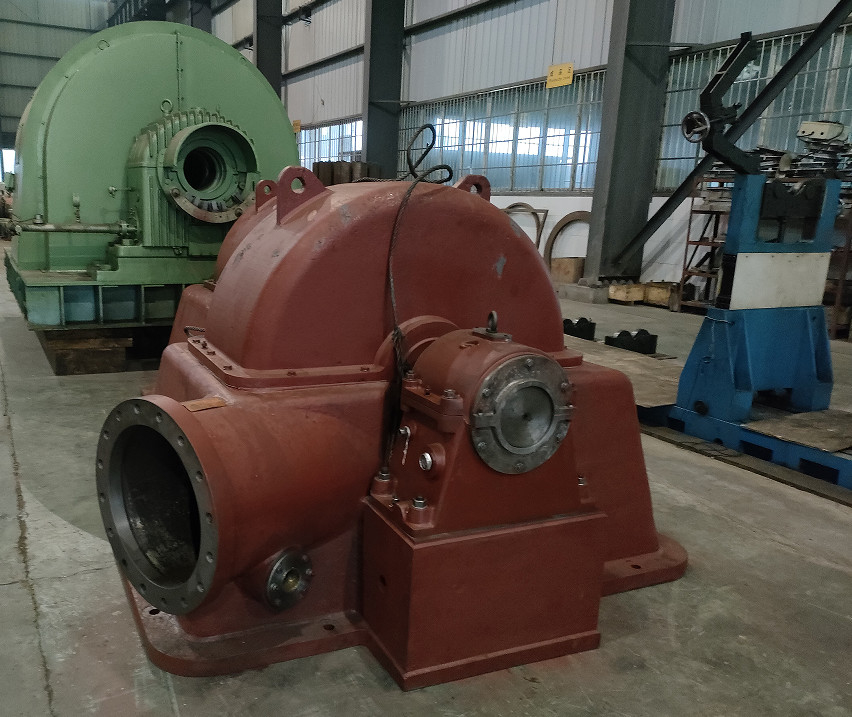 Instalación vertical u horizontal de 1000 kW Turbina de impulso hidráulico para generación de energía