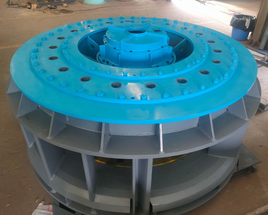 Turbina hidráulica vertical Kaplan de acero inoxidable con generador síncrono para proyectos hidroeléctricos principales