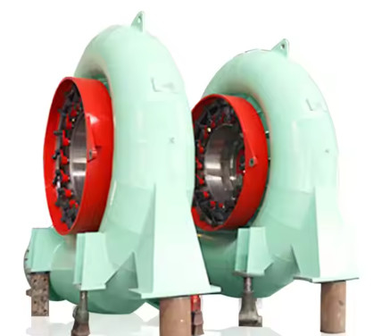 Eficiencia nominal 96% Turbina hidráulica Francis con material de acero inoxidable y cabeza nominal 50 M-120m